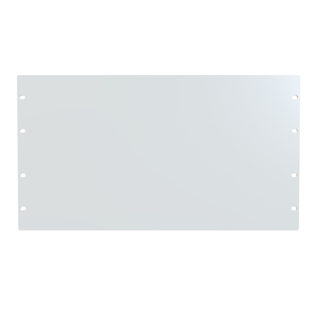 HAMMOND 6U FLAT STEEL Panel WHITE PBPS19010WH